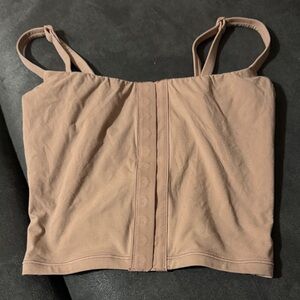 SKIMS Tan Shapewear Top